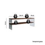 Hanah Home TV1003 Soporte de TV en Nogal